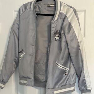 JapanLA My Neighbor Totoro Bomber Jacket Silver